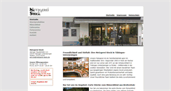Desktop Screenshot of metzgerei-steck.de